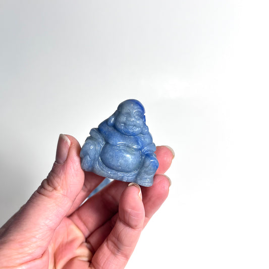 Blue Aventurine | Buddha Carving
