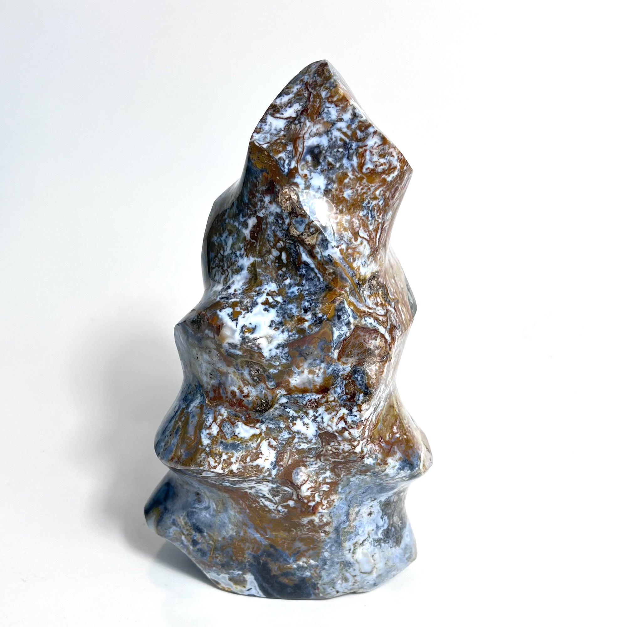 Ocean Jasper | Tree / Flame Carving